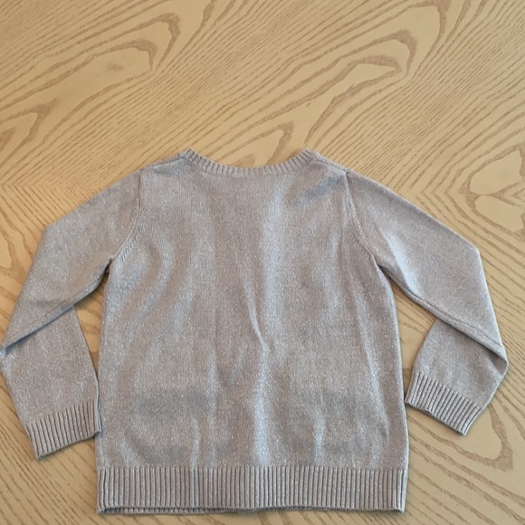 NWT Gymboree size 5/6 silver sweater and scarf - Picture 4 of 9